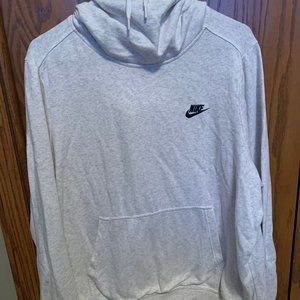 Nike White Pullover Hoodie